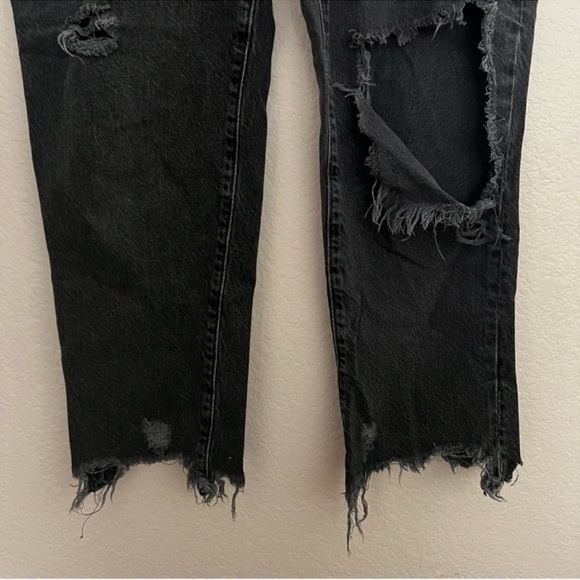 Free People Good Times Relaxed Skinny Jeans in Black Size: 30 - Picture 9 of 15